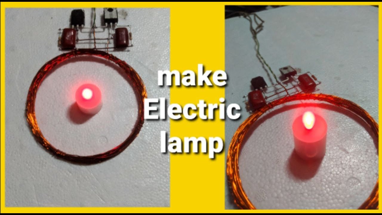 How to make Electric lamp.100%