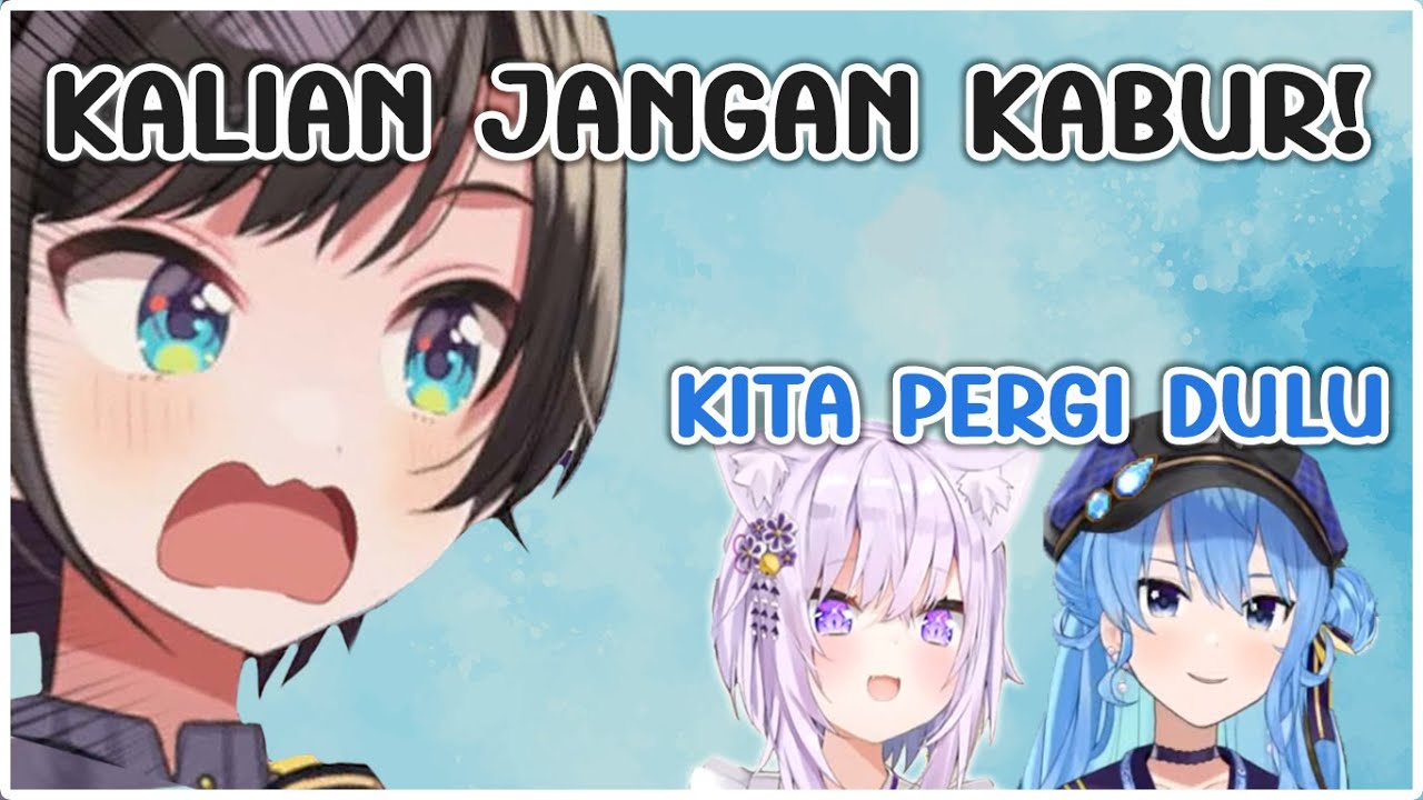 SUISEI Dan OKAYU Kabur Setelah Membahas Topik Berbahaya Di Stream SUBARU | (Hololive Clips)