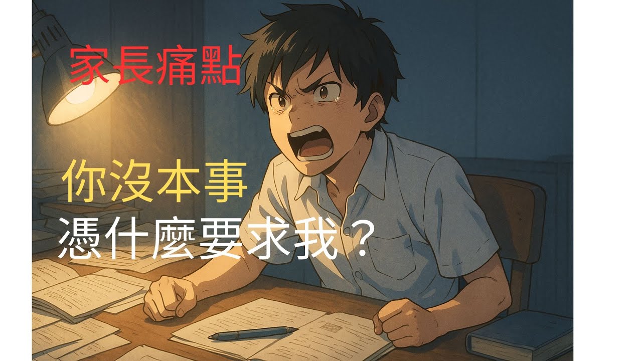 家長痛點｜#1 孩子最狠的一句話，讓父母沉默了！