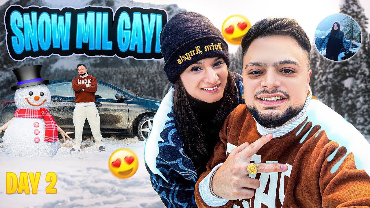 Shivani Ro Pai Snow Ch Jaa K Dekho Ki Hoya🥺😜 Snow Mil He Gai Sanu😍 (Day-2) || Ankush Thakur ||