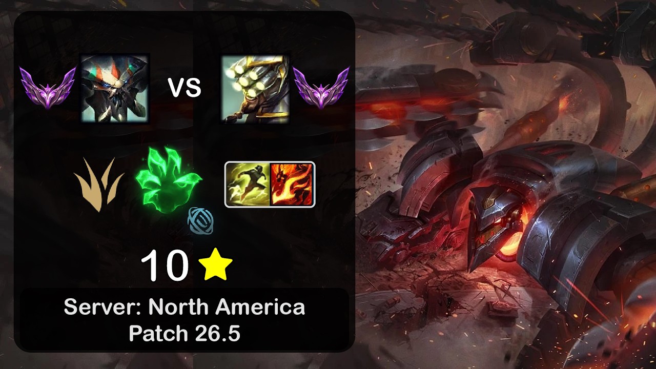 Skarner Jungle vs Master Yi - NA Master - Patch 26.5