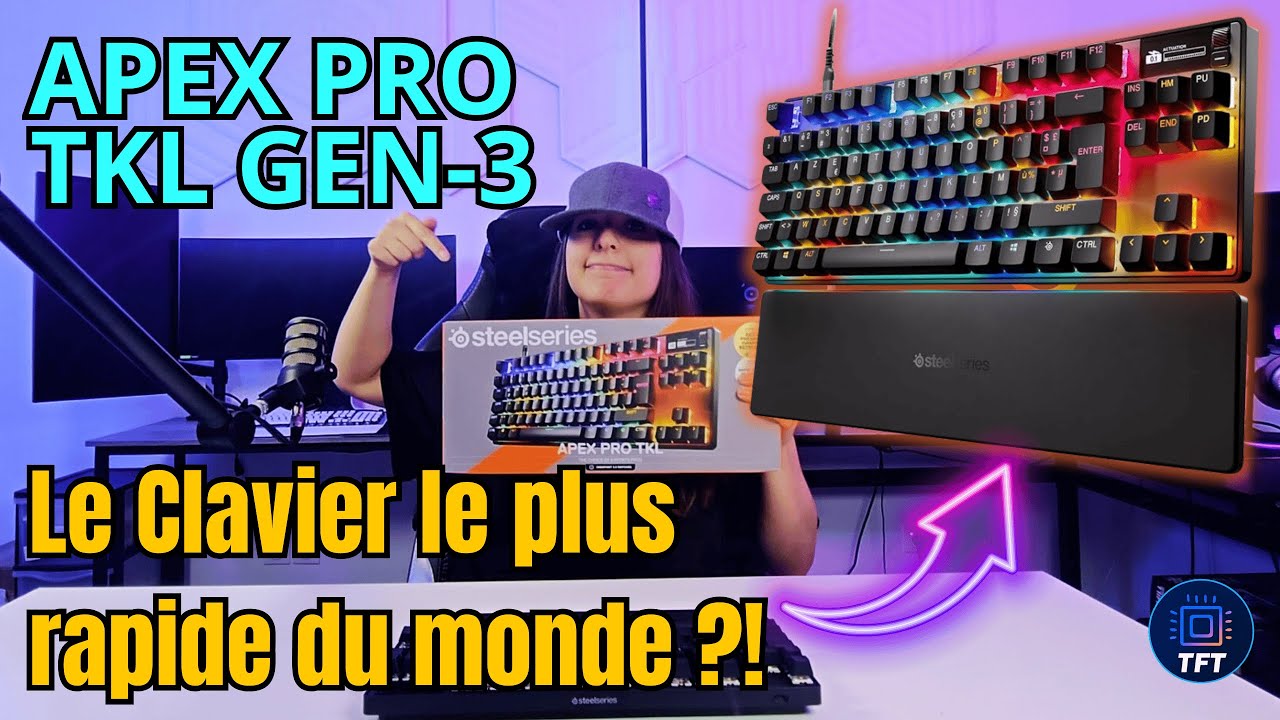 SteelSeries Apex Pro TKL Gen 3 : le clavier gaming le plus rapide du monde ?!