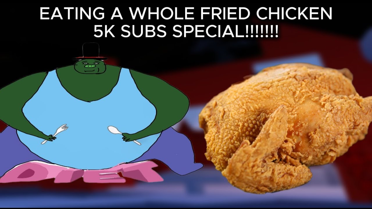 EATING A WHOLE FRIED CHICKEN IN FORSAKEN !!! (5K SUBS SPECIAL)