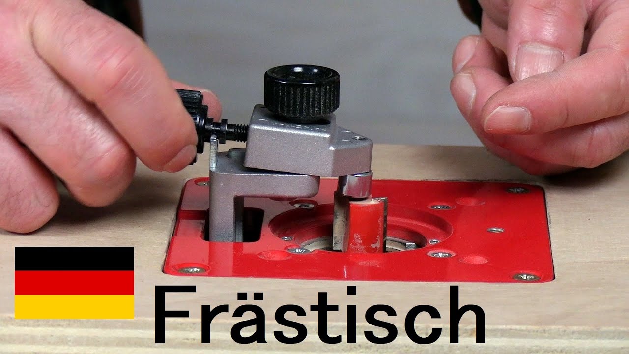 Super nützlicher Frästisch mit Kopierfräser mit Kugellager