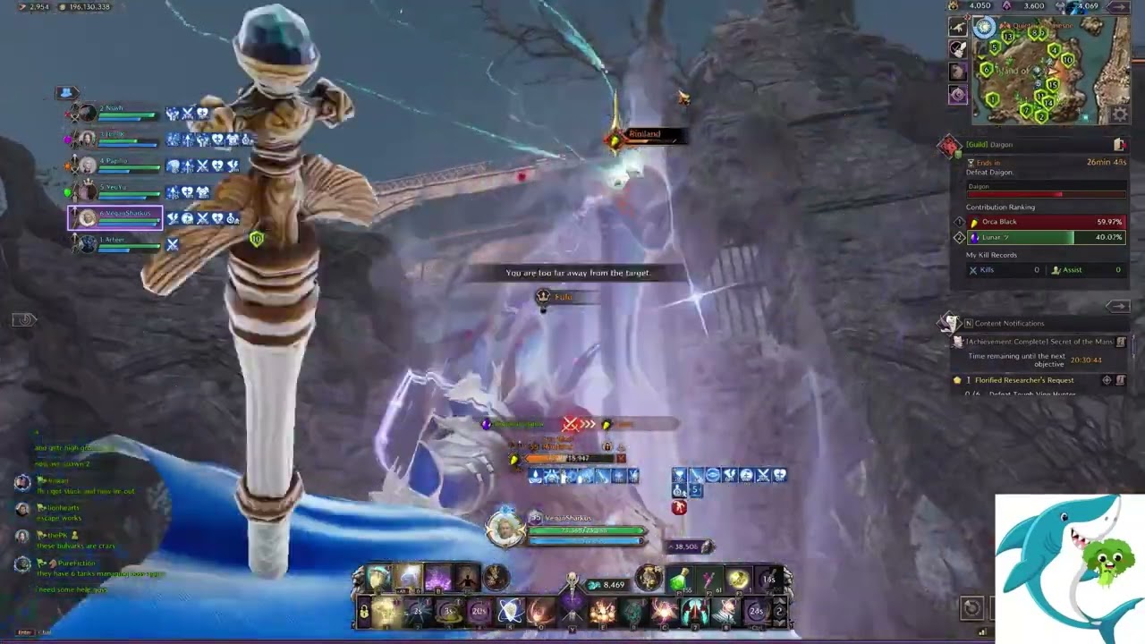 Throne and Liberty Lunar Wand Staff DOT build GvG