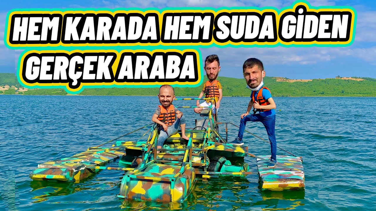 HEM KARADA HEM SUDA GİDEN GERÇEK ARABA YAPTIM