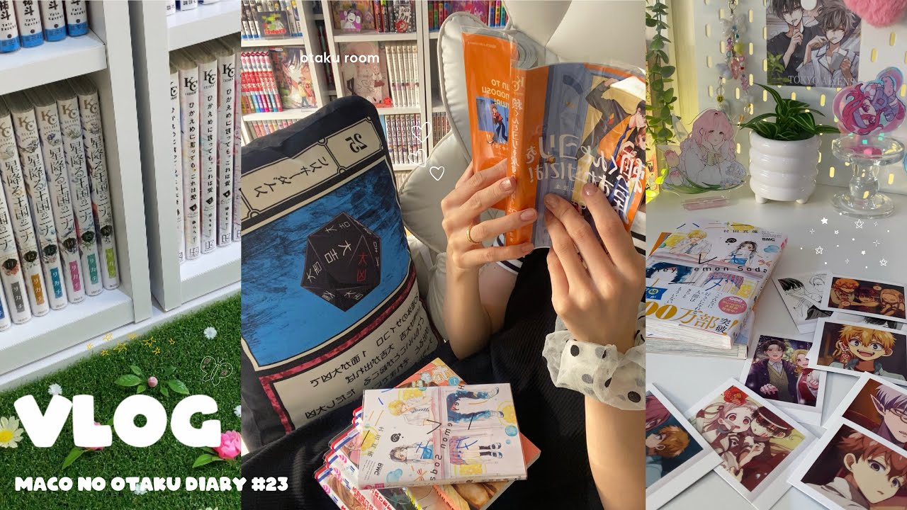 オタクvlog🏡｜下位賞しか当たらないh×h 1番くじ...💸｜グッズディスプレイ🖼️｜100均diyでプチプラお部屋作り💐💕｜最近ハマってるアニメ｜manga,anime