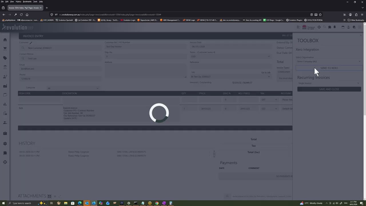 Invoicing - Text Based Project