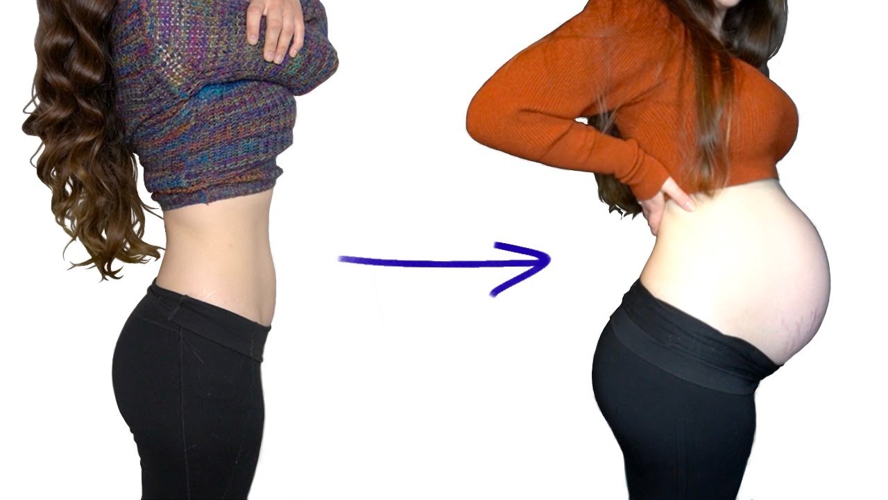 Pregnancy Transformation (Weeks 4 - 41 and 1 week postpartum) Second Baby