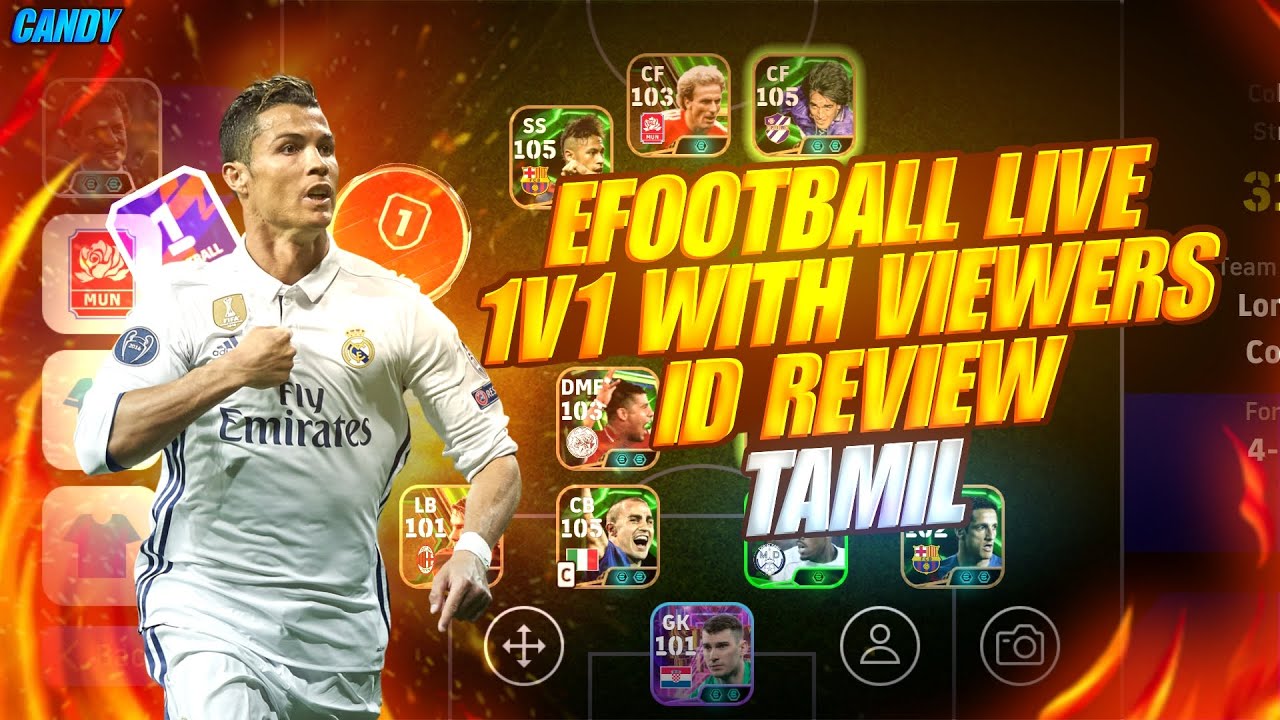 Efootball friendly with subscribers and id review in tamil!! #efootballtamil