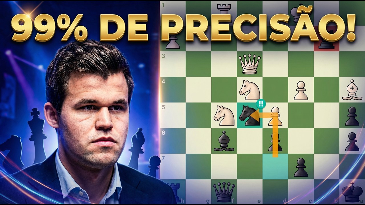 🔥 CARLSEN x CARUANA: A PARTIDA MAIS INSANA QUE ELES JÁ JOGARAM!