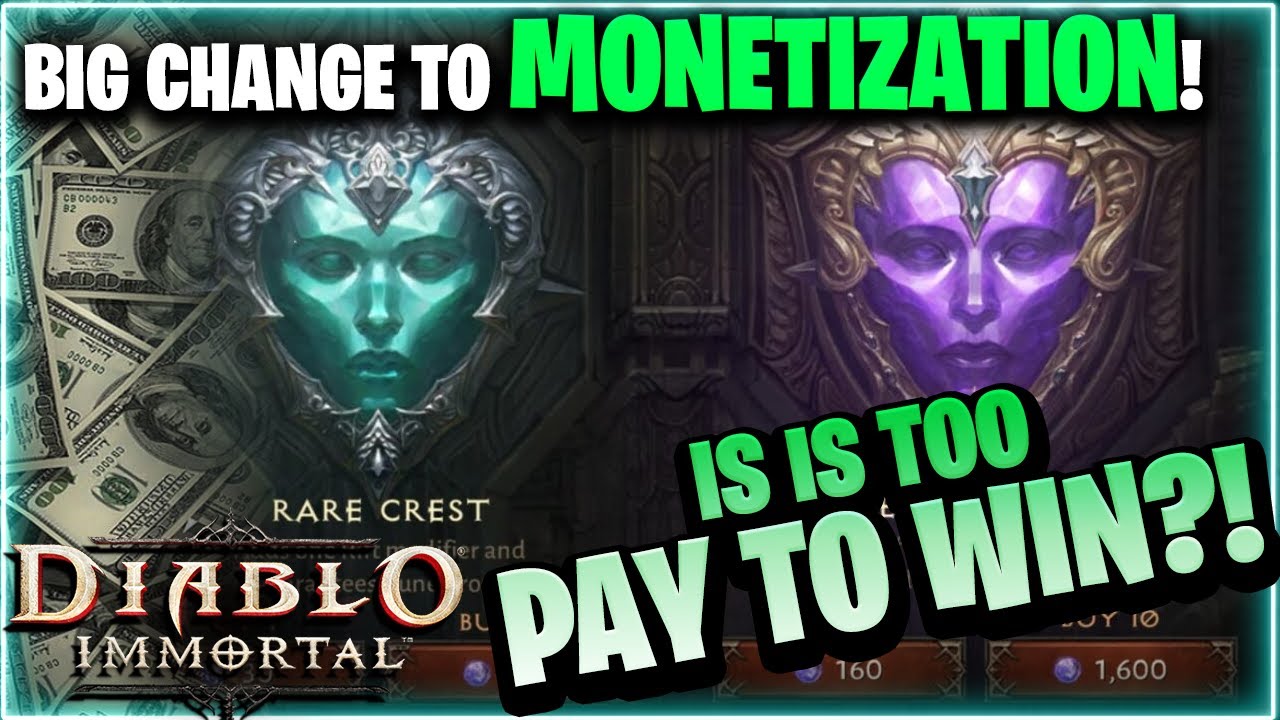 Is the Rare Crest change enough? Thoughts on Pay to Win ft VeiledShot! | Diablo Immortal