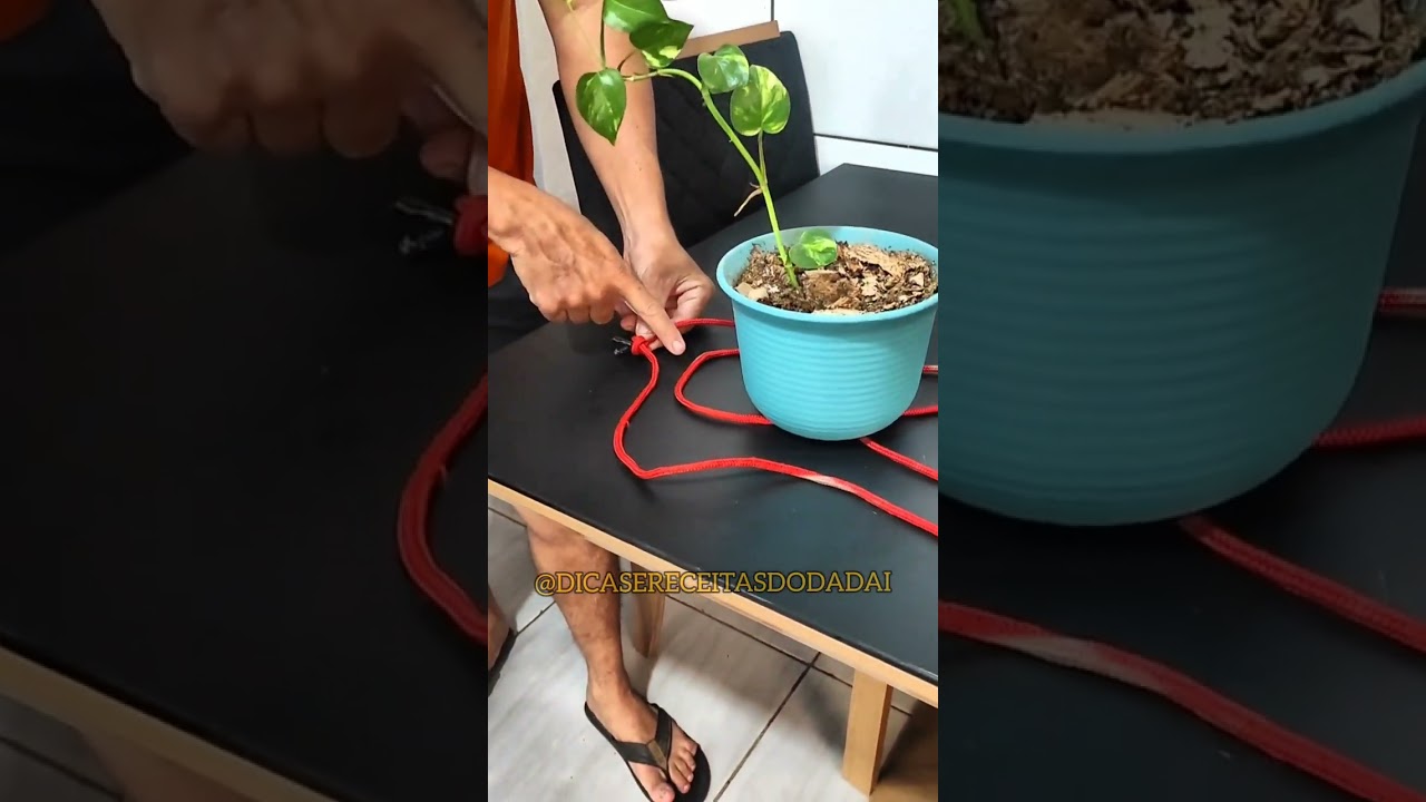 Essa amarra&ccedil;&atilde;o vai te surpreender! Ideal para pendurar plantas e carregar baldes!