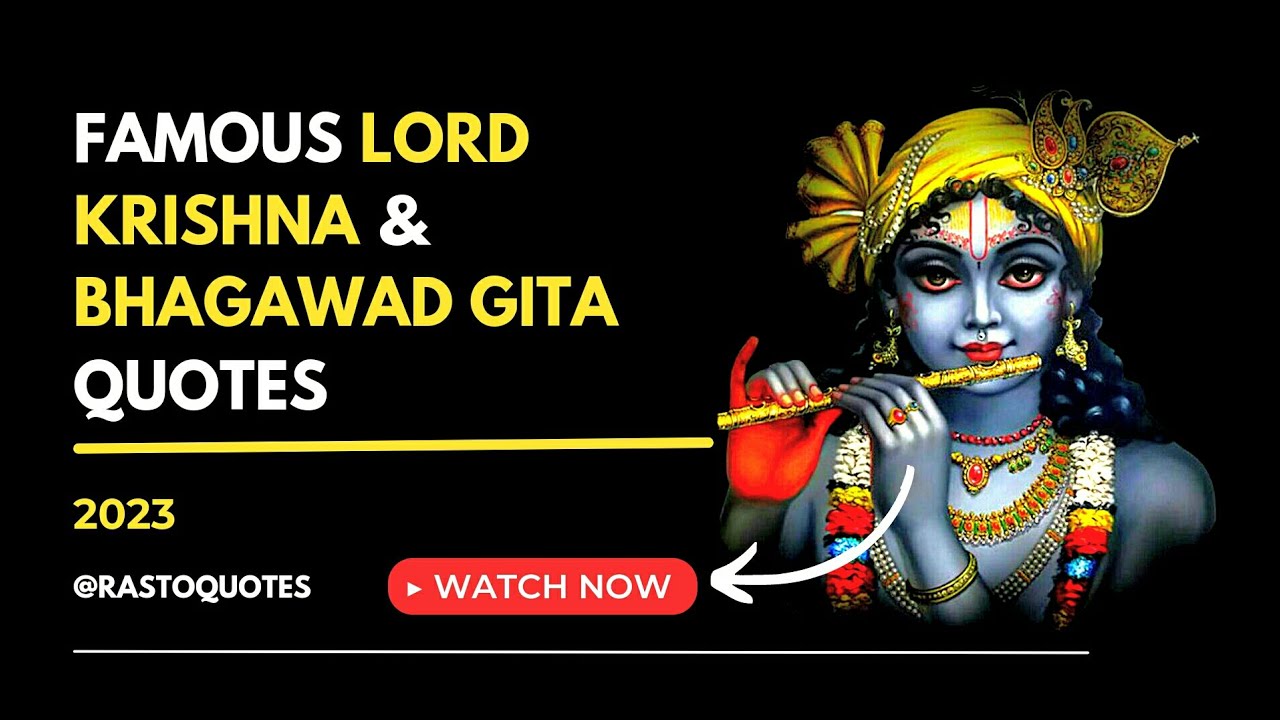 Lord Shree Krishna & Bhagawad Gita Quotes || Rasto Quotes
