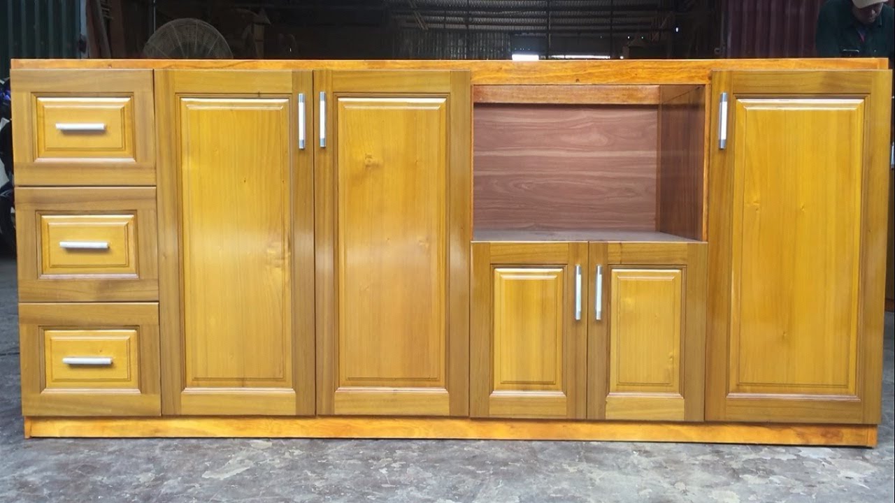 How To Build A Under Kitchen Cabinets - Amazing Woodworking Technology Extremely Primitive