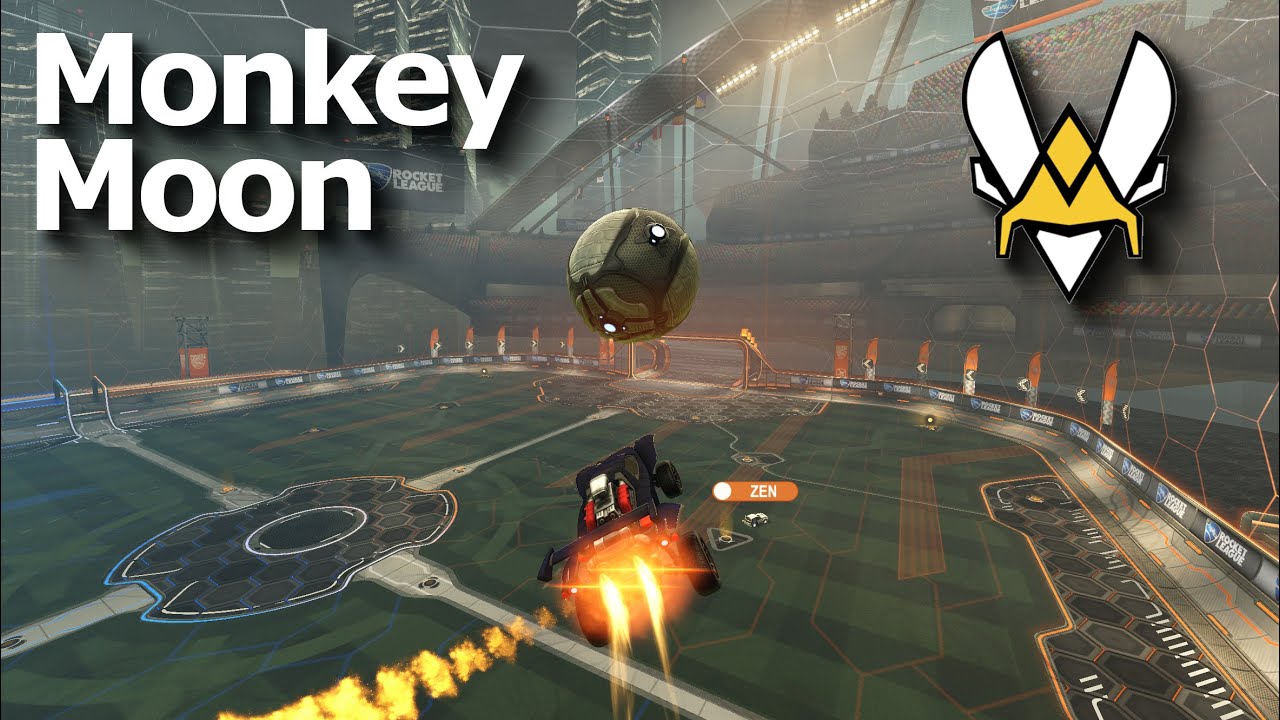 MONKEY MOON is INSANELY SMART (SSL 2v2 Rocket League)