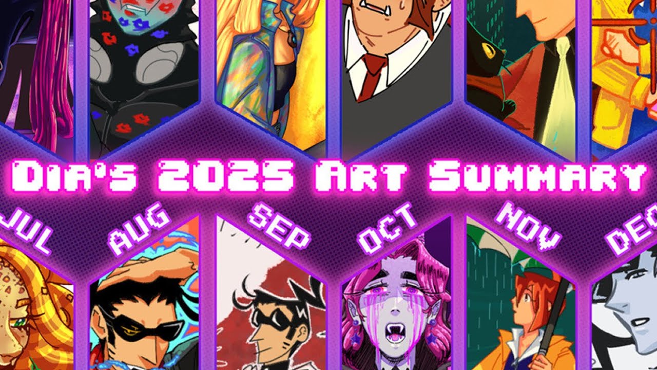 ✰ END OF THE YEAR ART SUMMARY OF 2025! ✰