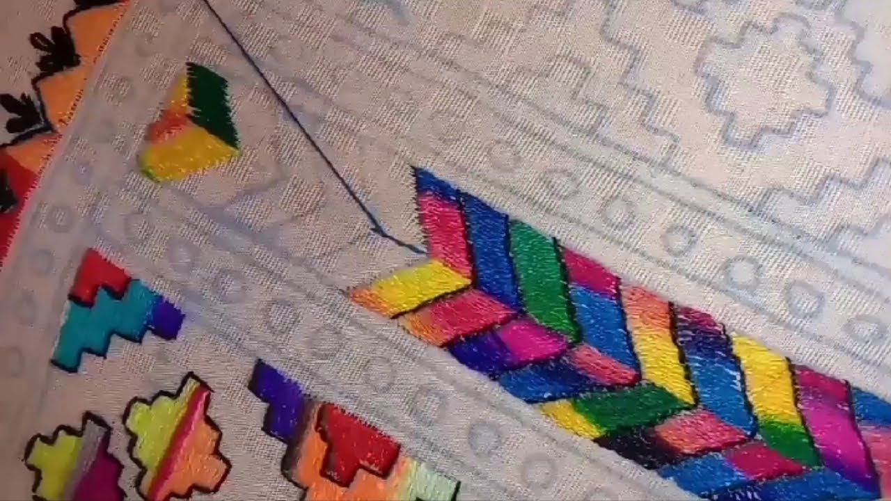 Hand embroidery, Balochi embroidery, by Forever art Noor