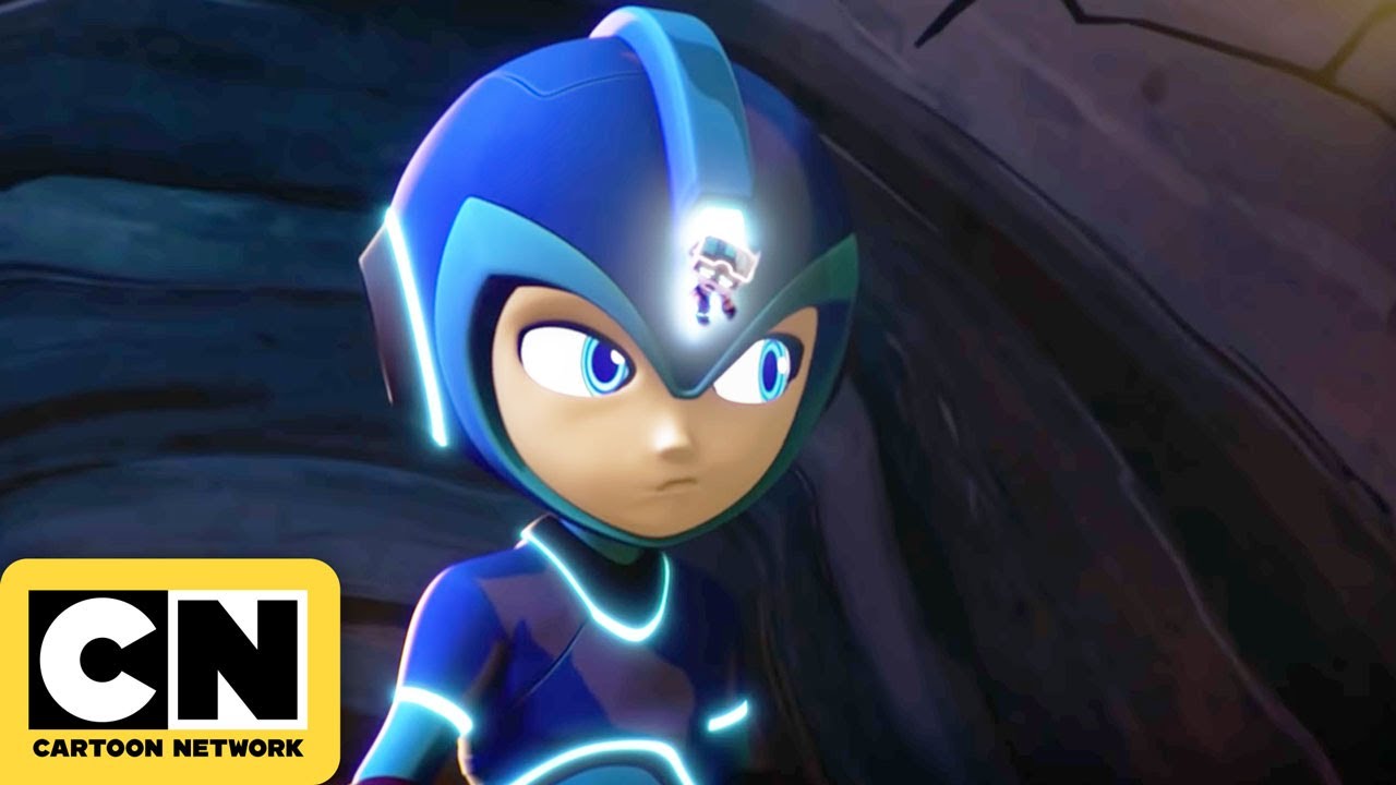 The Drill Man Family Feud | Mega Man: Fully Charged | Cartoon Network