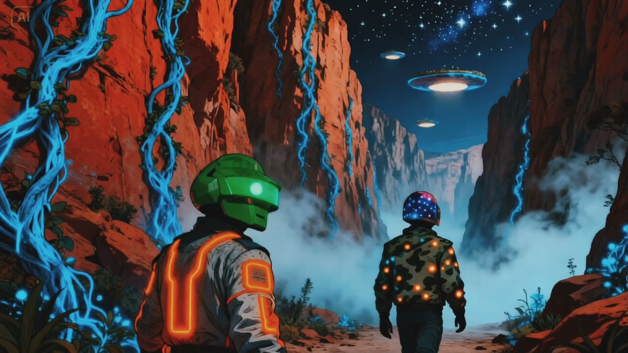Daft Punk Inspired | Neon Galaxy – French House, Disco, Retro Funk, Synthwave, Chillwave