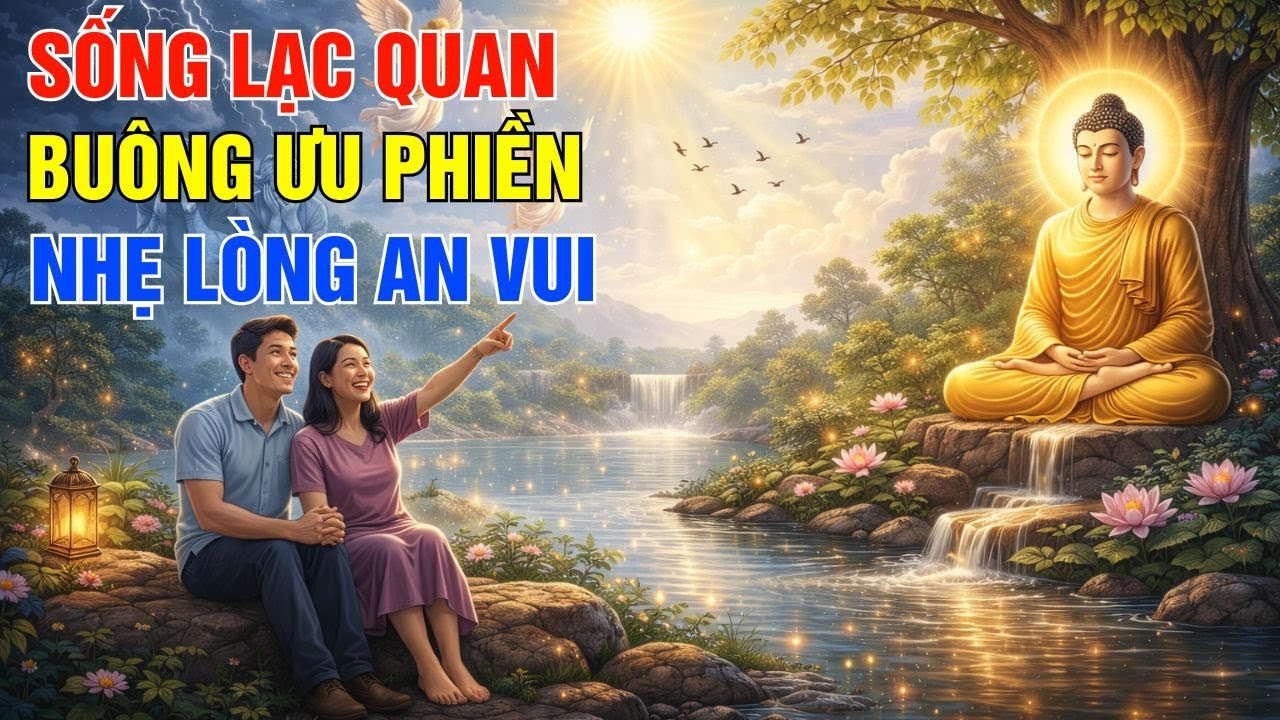 Phật Dạy Cách Sống Lạc Quan Buông Ưu Phiền, Nhẹ Lòng An Vui Ai Đang Khổ Hãy Nghe Một Lần!