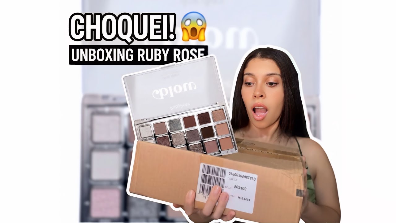 A nova paleta de TONS FRIOS da Ruby Rose chegou 😍❄️ UMBOXING 