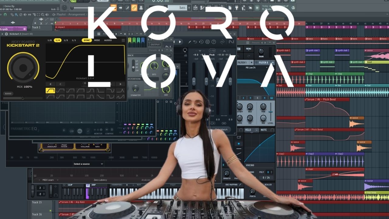 How to Make Melodic Techno Like Korolova - Full Production Tutorial (Fl Studio, Serum Presets, MIDI)