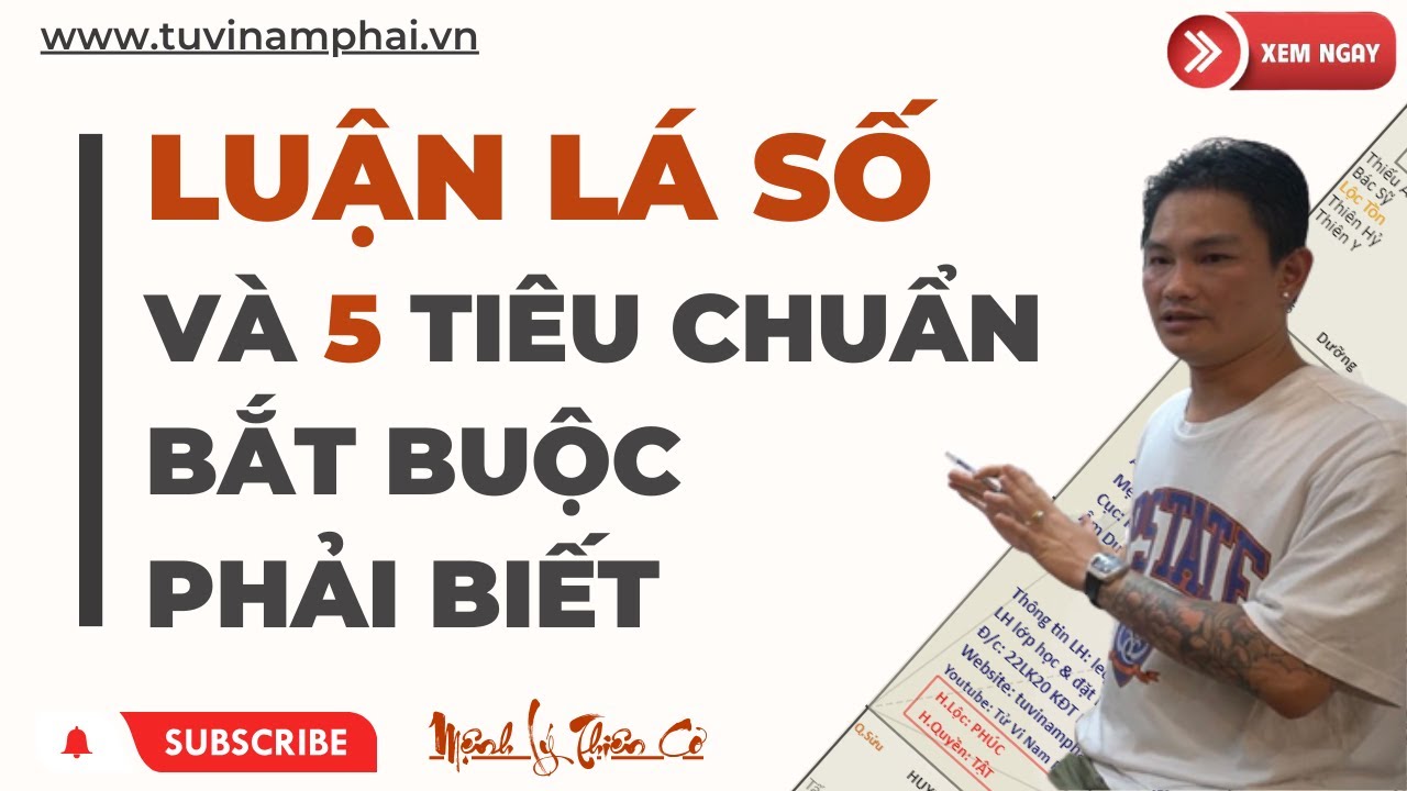 5 ĐIỀU PHẢI BIẾT KHI LUẬN L&Aacute; SỐ  | TỬ VI L&Ecirc; QUANG LĂNG | TỬ VI NAM PH&Aacute;I | MỆNH L&Yacute; THI&Ecirc;N CƠ