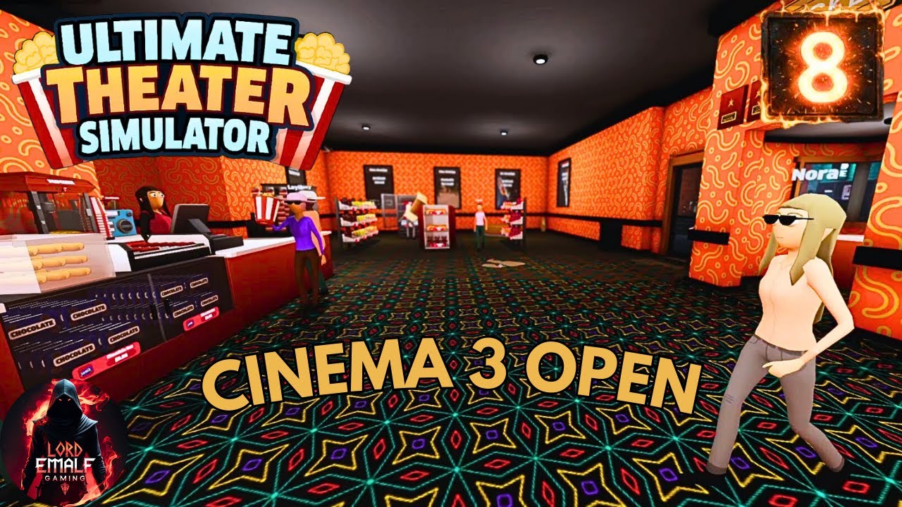 The 3rd Cinema is open and it’s absolute CHAOS! | Ultimate Theater Simulator #8