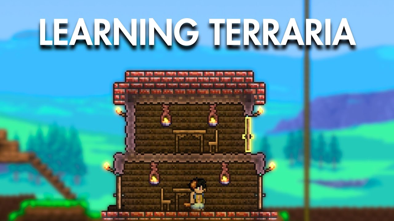 My First Terraria World AND NEW PATCH, Give Me Some Tips!