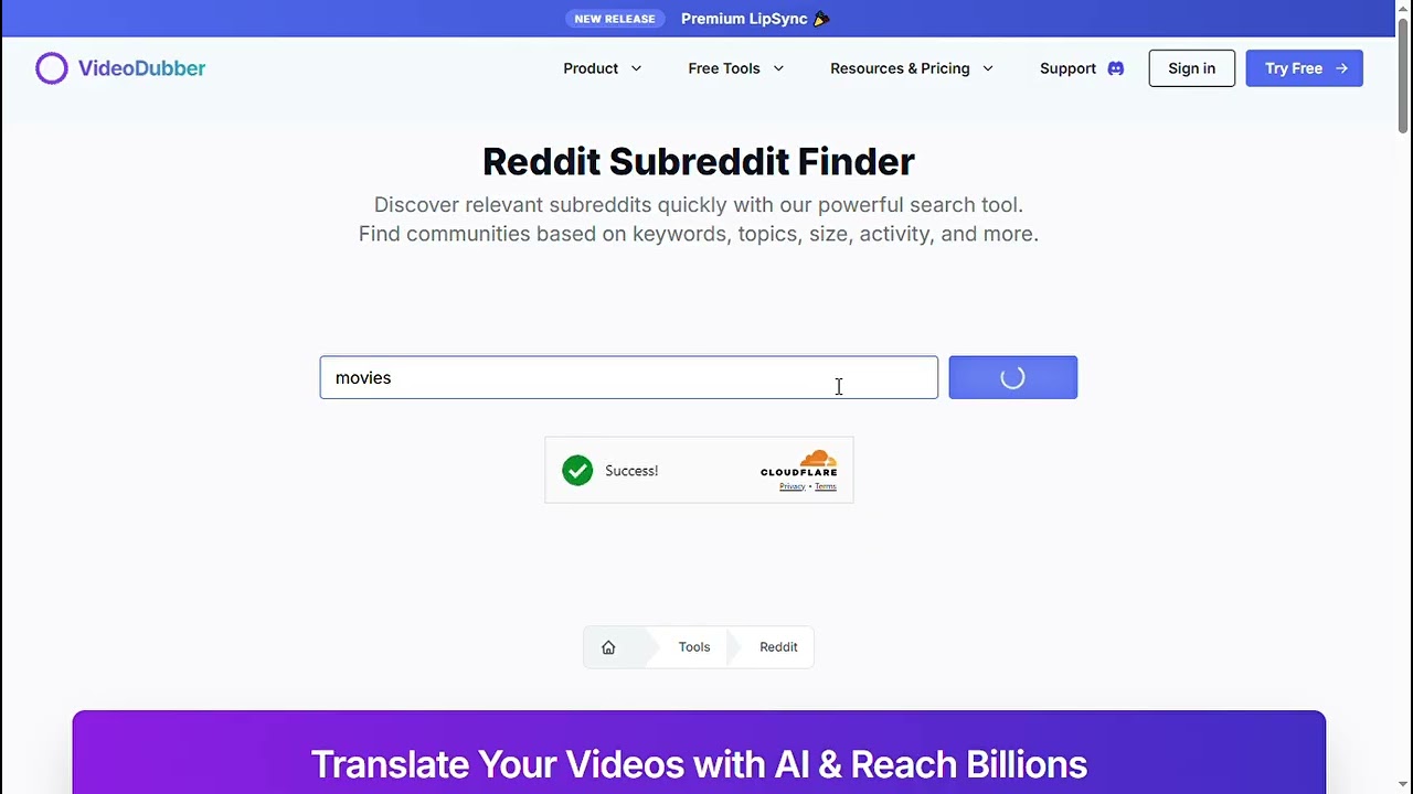 Reddit Subreddit Finder | Discover Relevant Subreddits by Topic, Size & Activity