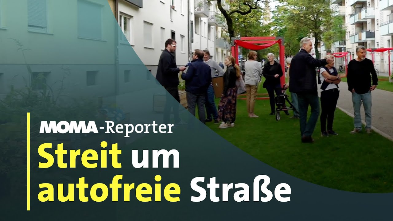 Streit um autofreie Straße–Platz zum Spielen oder zum Parken?| ARD-Morgenmagazin