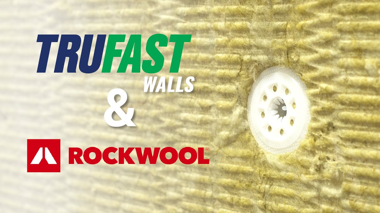 Trufast Walls Fasteners to attach Cavityrock® Mineral Wool insulation from ROCKWOOL™