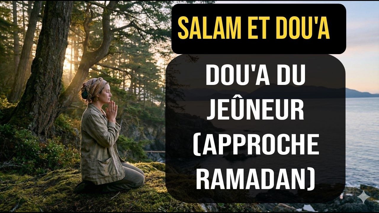 LUNDI 16 MARS 2026 - Dou'a du jeûneur (approche Ramadan)