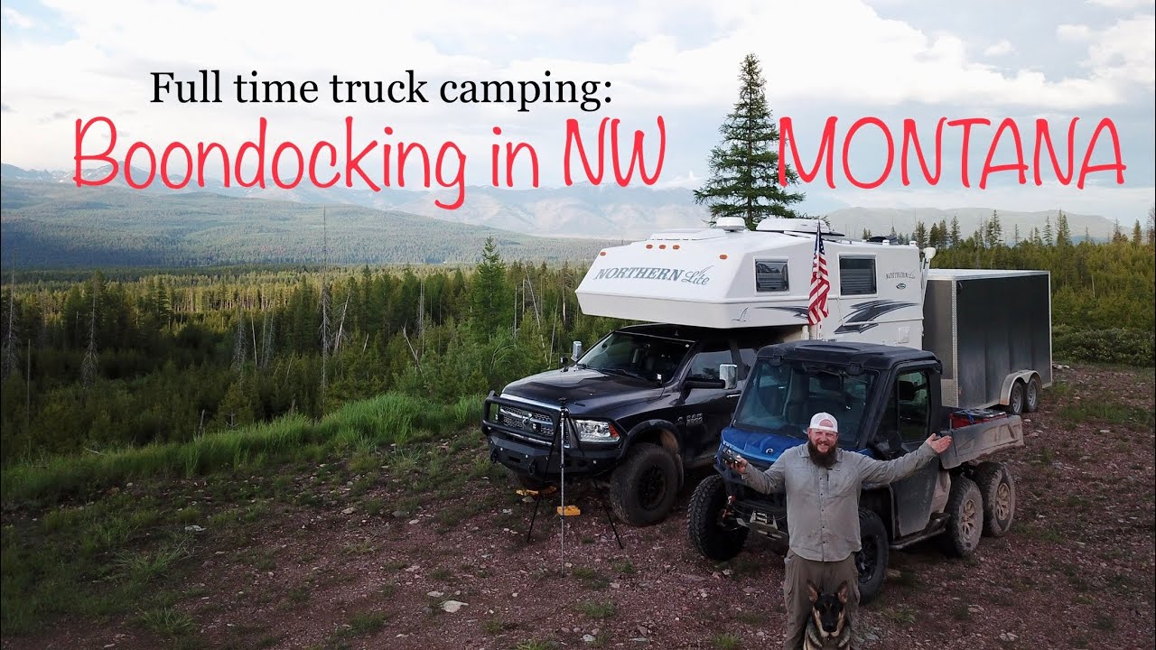 Remote, WILD, beautiful!  Truck camping in NW MONTANA | Testing my new 