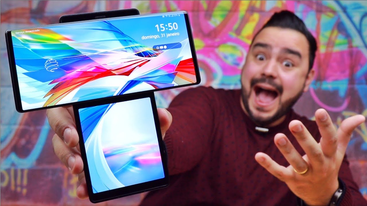 Esse é o LG WING, simplesmente ÚNICO !