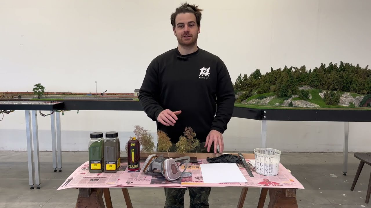 Tutorial su come fare gli alberi per il modellismo, diorami e presepe. Teloxis Aristata - Sea Moss