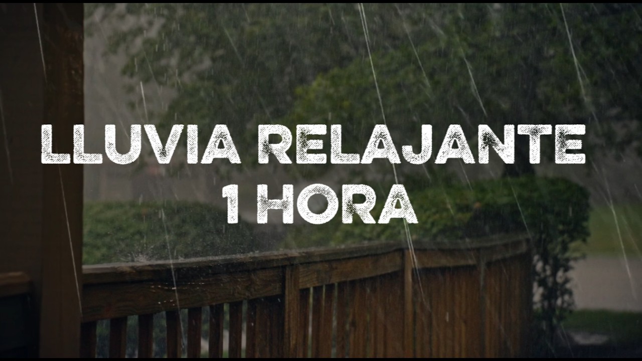 Lluvia Relajante 1 Hora 🌧️ Sonido de Lluvia en Ventana de Cabaña para Dormir y Estudiar