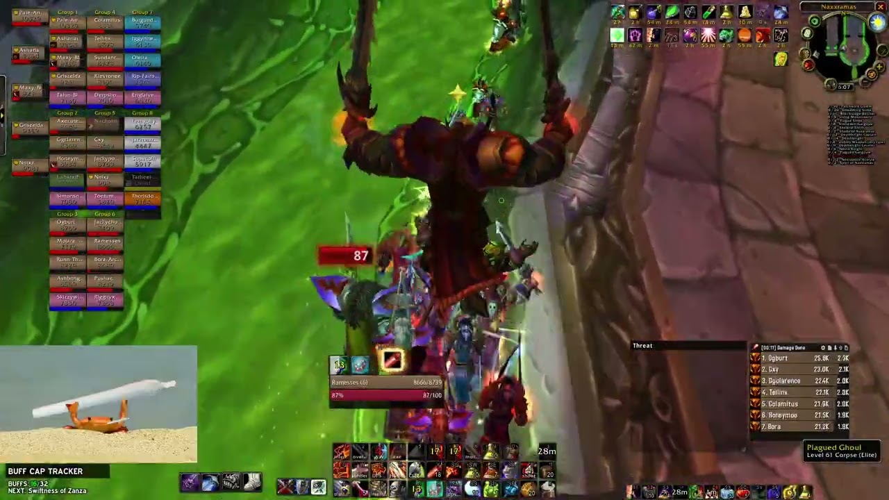 Horde Naxx Speedrun Okay Booner dps war 2/22