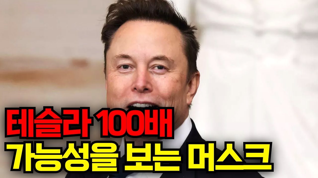 테슬라 100배 가능성을 보는 머스크