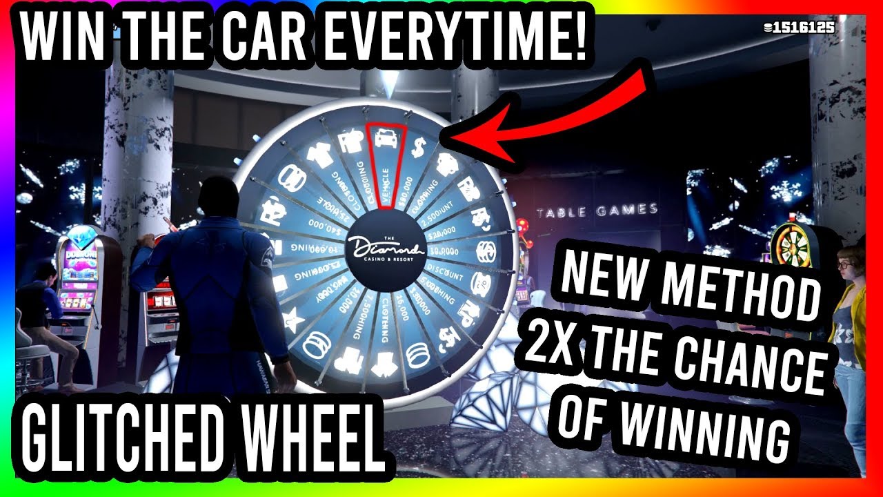 GTA 5 - Win the Car on the Lucky Wheel Every Time GLITCHED WHEEL!! (Double the Chance of Winning!)