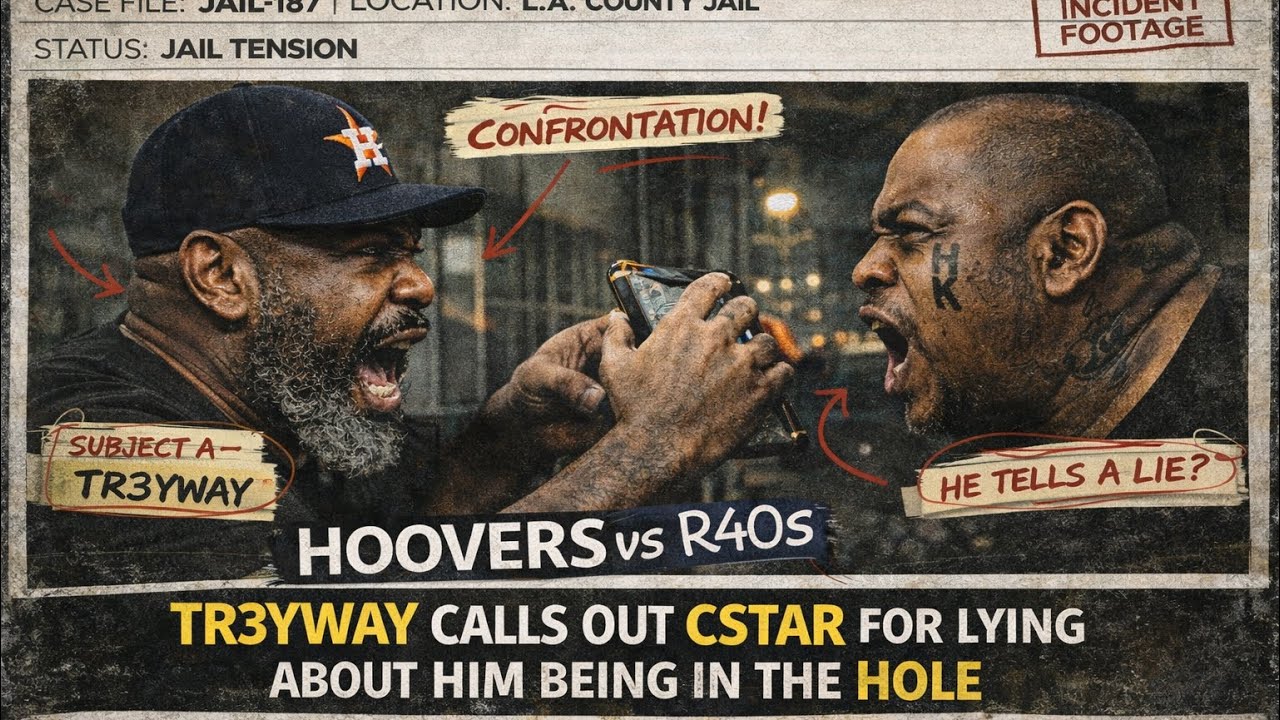WHEN I SEE HIM IM TRIPPIN: TR3YWAY CRASHES OUT ON CSTAR: HOOVERS VS R40S