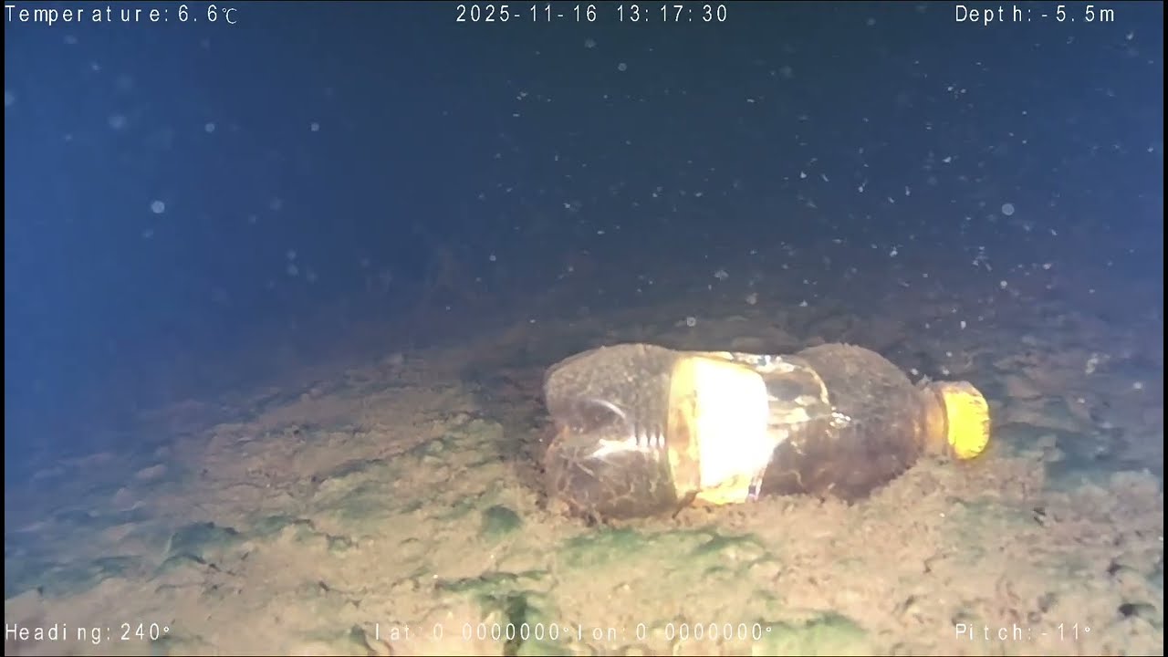 Underwater drone, Lehmijärvi16.11.2025