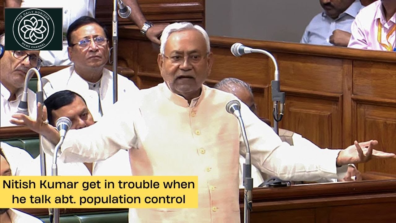 Nitish Kumar's Speech on Population Control