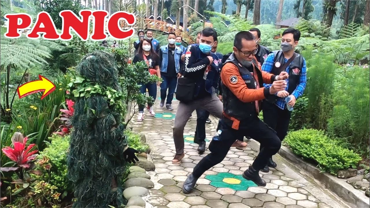 Sampai Lemas...!! Bushman prank hilarious