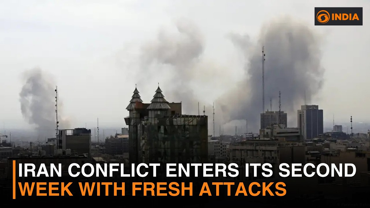 Iran conflict enters its second week with both sides launching fresh attacks across region