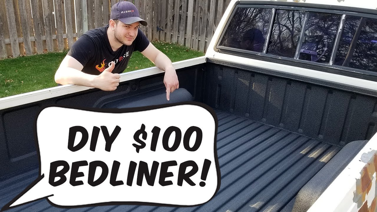 $100 DIY Bed Liner - Making an old truck bed new!