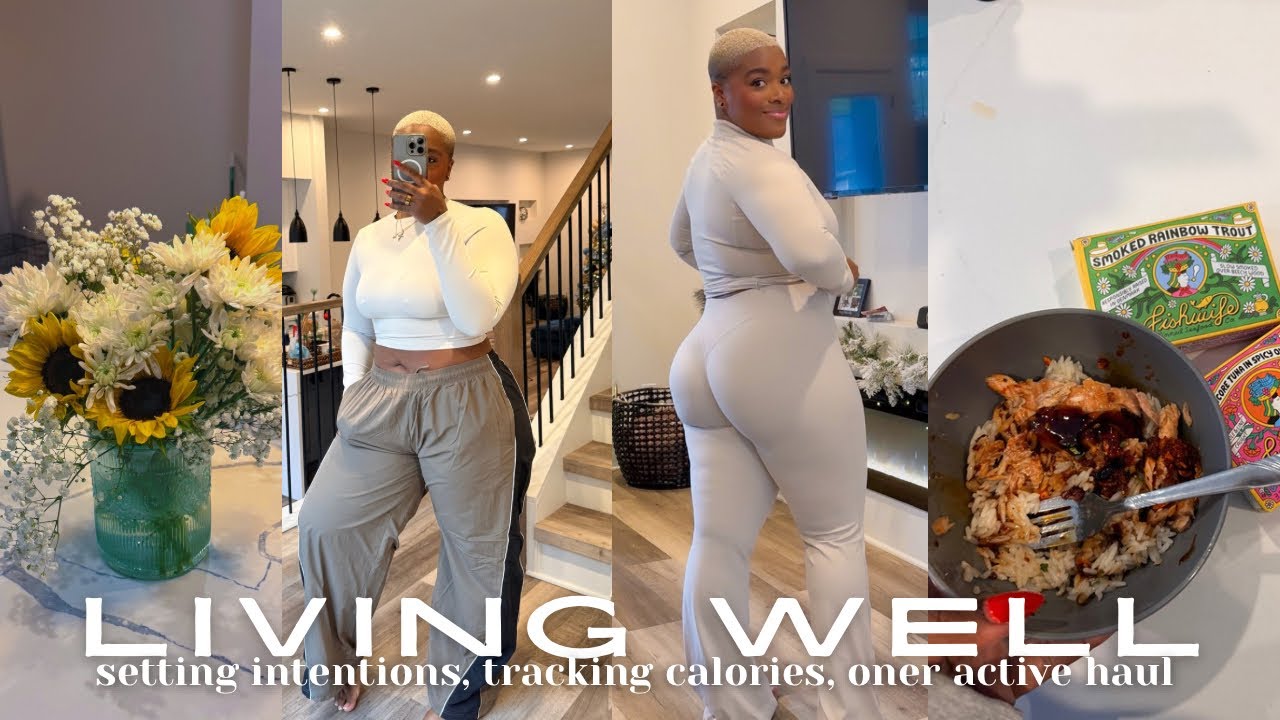 LIVING WELL: setting intentions for 2026 NOW, what im learning tracking calories, Oner Active haul!!