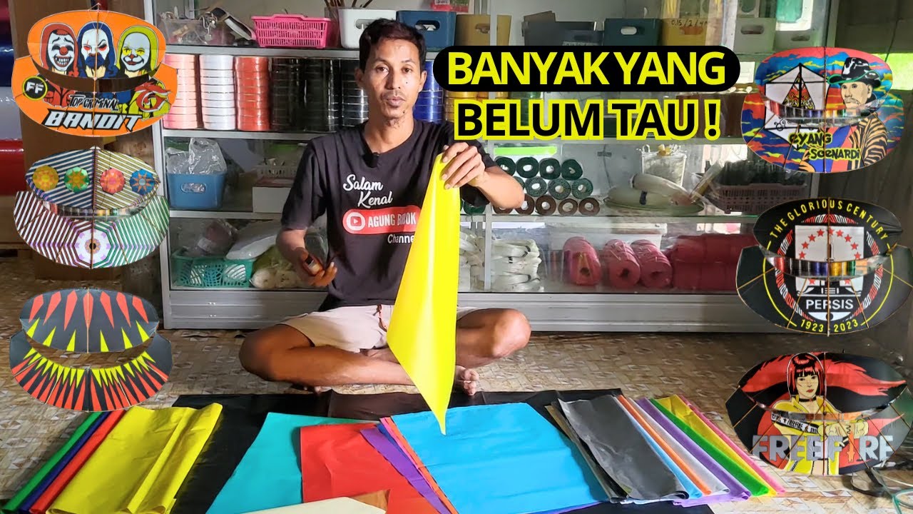 Review Jenis Plastik untuk Membuat Motif Layangan By Agung Bobok