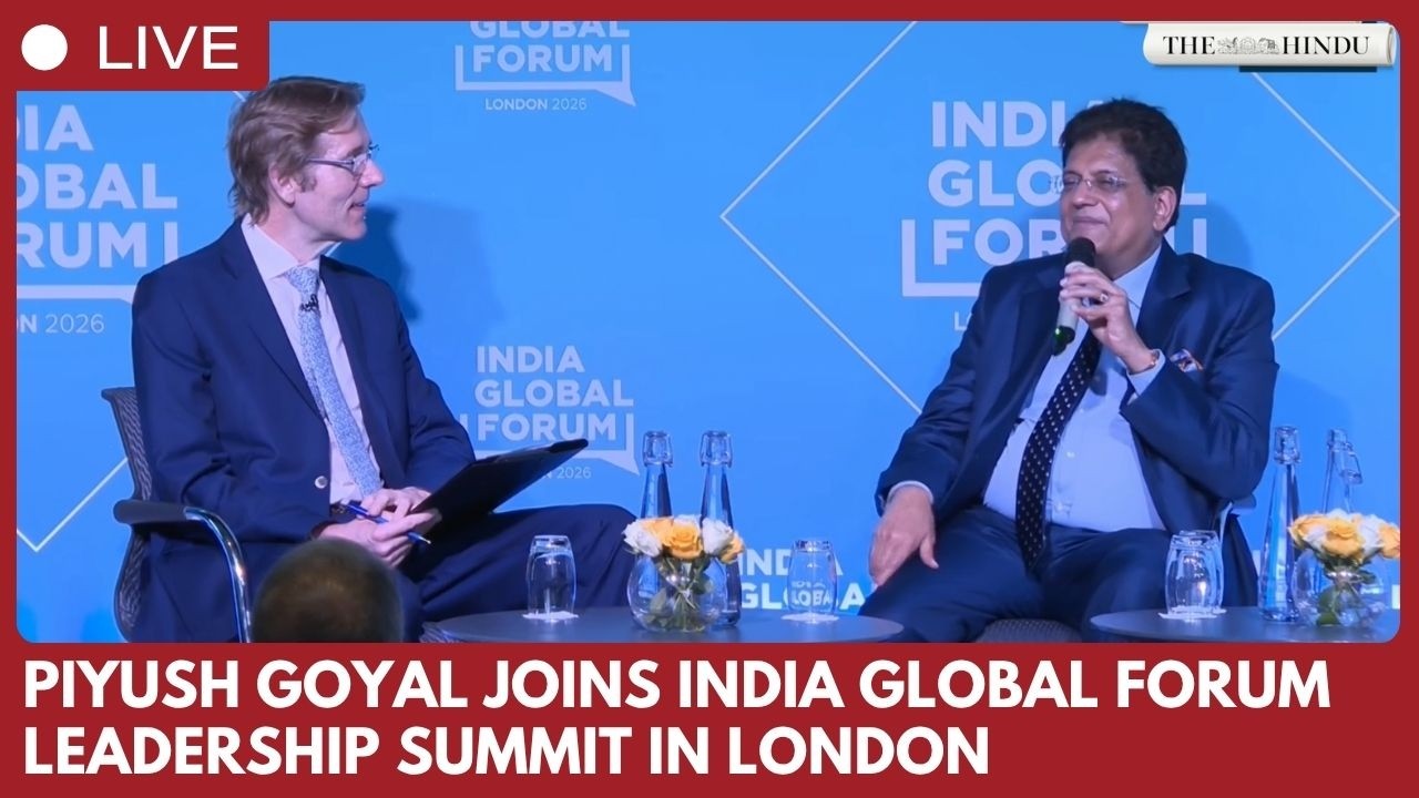 Министр союзного правительства Пиюш Гоял принимает участие в саммите India Global Forum в Лондоне